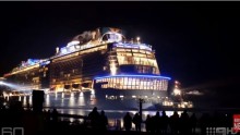 Photo of Royal Caribbean's 'Ovation of the Seas', which was officially named in Tianjin, China, on Friday (June 24).