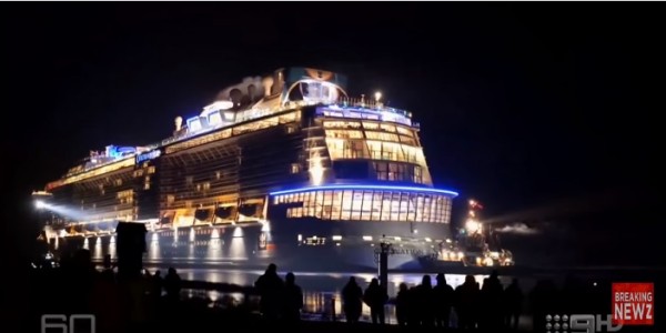 Photo of Royal Caribbean's 'Ovation of the Seas', which was officially named in Tianjin, China, on Friday (June 24).