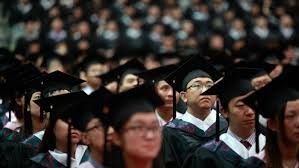 About 300,000 Chinese students attend graduate school in the U.S., mainly in science and engineering programs.