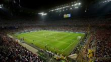 A view of Inter Milan's San Siro Stadium
