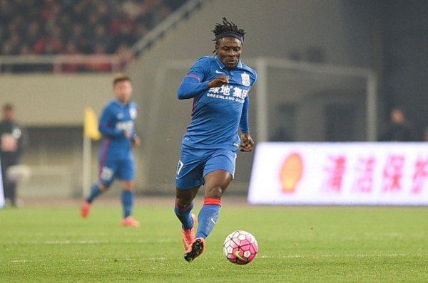 Shanghai Shenhua forward Obafemi Martins