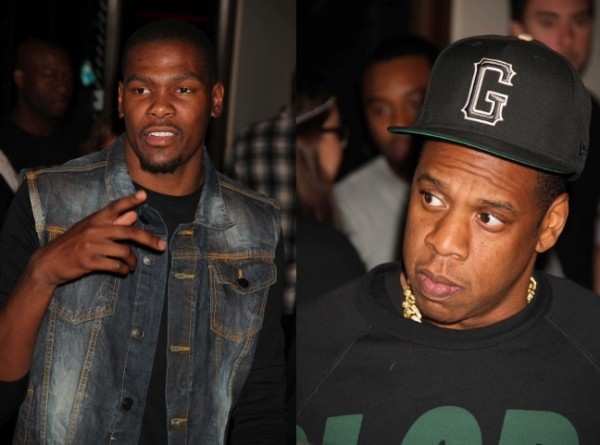 Kevin Durant and Jay-Z