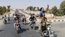 Islamic State Militants in Tabqa