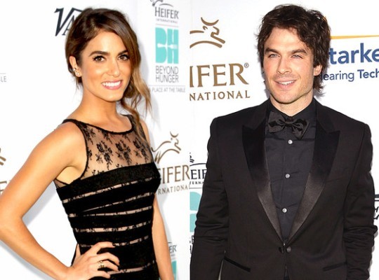  “The Vampire Diaries” star Ian Somerhalder and “Twilight” alum Nikki Reed have reportedly been living together after three weeks of dating.