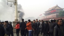 Tiananmen Square in October 2013, after a deadly attack. 