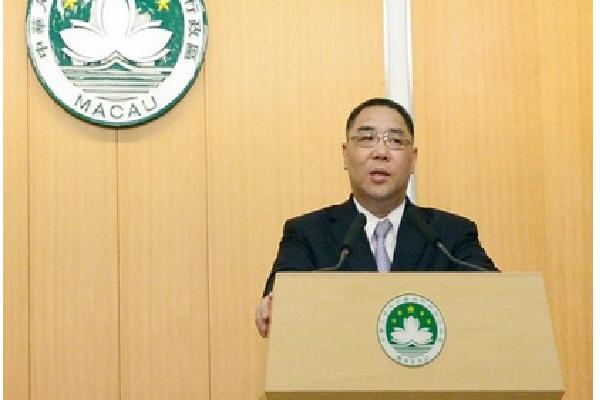 Macau’s Chief Executive, Fernando Chui Sai On