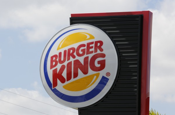 The sign on a Burger King restaurant is shown in Miami, Florida
