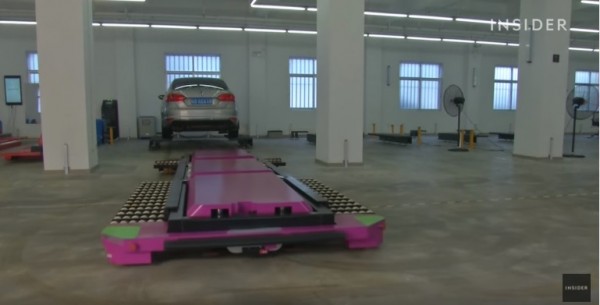 China's automated guided vehicle (AGV) robots to arrive in Nanjing in October.