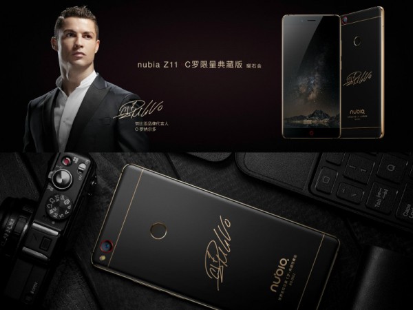 ZTE Nubia Z11's Cristiano Ronaldo-Signed Version Announced for Auction Price of 92,251 Yuan ($13,774)