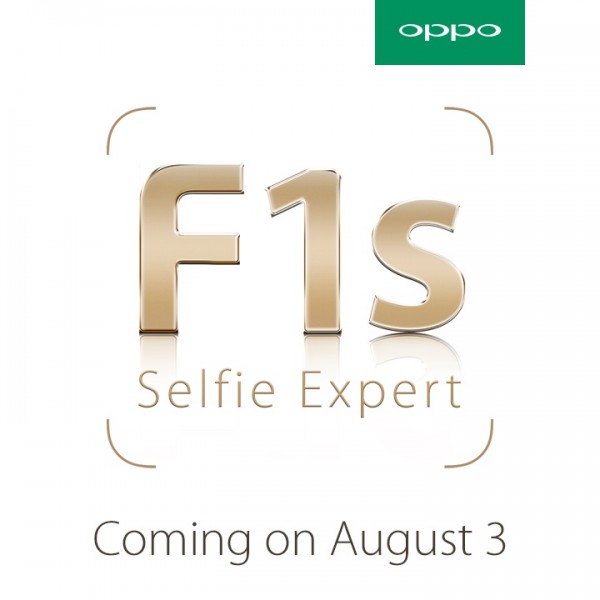 OPPO F1s 'Selfie Expert' to Launch in India on August 3