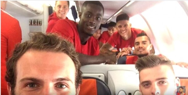 Manchester United jets off to China for their upcoming friendlies with Borussia Dortmund and Man City.