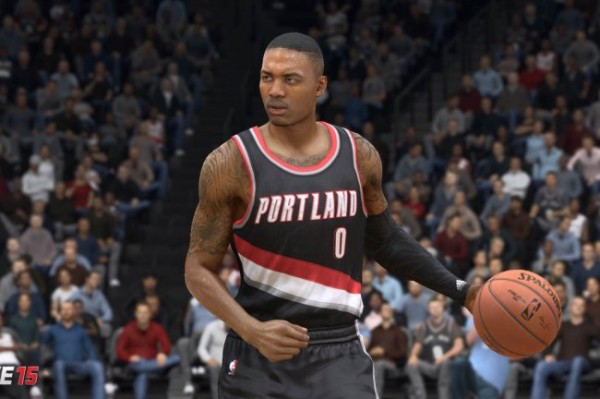 Damian Lillard is the new cover of 'NBA Live 15'