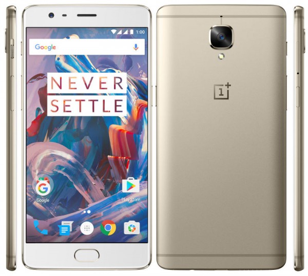 Soft Gold OnePlus 3 Smartphone to be Available This Month in China