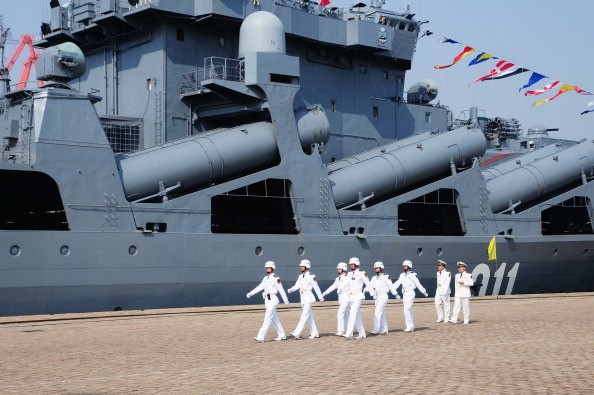 China and Russia Joint Naval Excercise. 