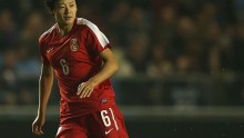 China women's football team captain Li Dongna