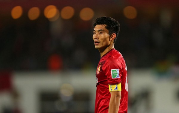 Guangzhou Evergrande team captain Zheng Zhi