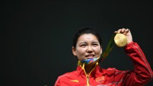 Zhang Mengxu Lands First Gold Medal For China. 