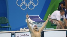 Sun Yang Wins Gold Medal.  