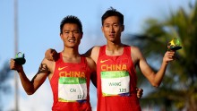 China's Wang Zhen and Cai Zelin Win Medals. 
