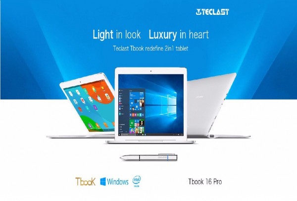  Chinese manufacturer Teclast recently announced the Teclast Tbook 16 Pro, a new tablet device that packs an Atom Z8300 processor under the hood.