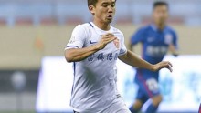 Yanbian Funde midfielder Chi Zhongguo