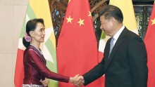 Suu Kyi’s China Visit.