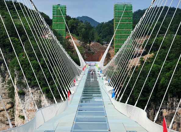 Zhangjiajie Glass Bridge. 