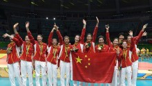 China Wins Gold Medal in Volleyball.