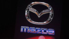  A Mazda logo is displayed during the Geneva Motor Show 2016 on March 2, 2016 in Geneva, Switzerland.