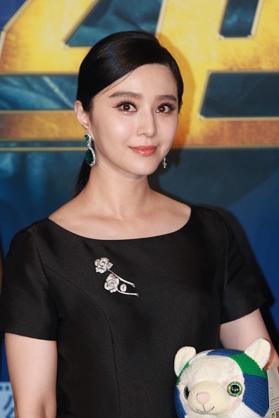 Actress Fan Bingbing attends the premiere of director Renny Harlin's film 'Skiptrace' on July 17, 2016 in Beijing, China. 