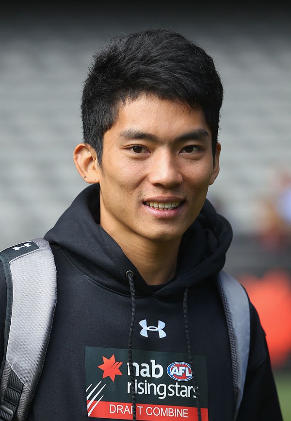 Chinese AFL player Chen Shaoliang