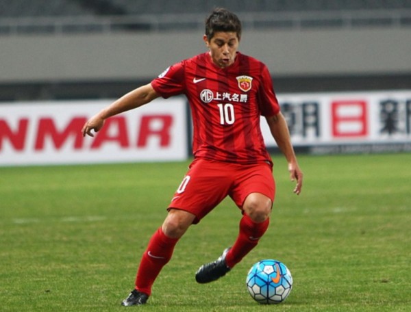 Shanghai SIPG midfielder Dario Conca