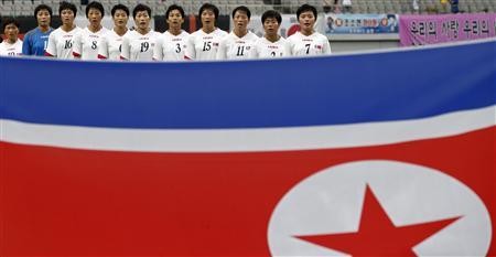 Cheerleader-less Athletes of North Korea