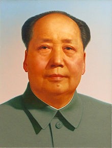 Portrait of Chinese Communist Leader Mao Zedong