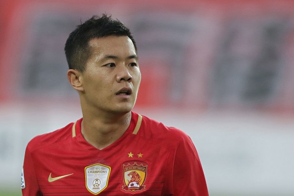 Guangzhou Evergrande midfielder Huang Bowen