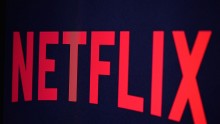 In this photo illustration the Netflix logo is seen on September 19, 2014 in Paris, France.