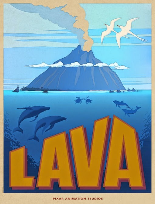 Lava's Poster released by Pixar Animation Studios