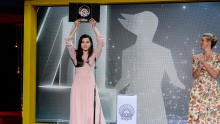  Fan Bingbing receives Silver Shell for Best Actress for 'I Am Not Madame Bovary' film during the closing ceremony of 64th San Sebastian Film Festival at Kursaal on September 24, 2016 in San Sebastian, Spain. 