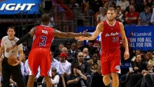 Los Angeles Clippers' Chris Paul and Blake Griffin