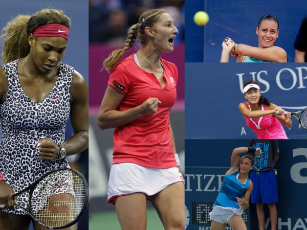 Five women's doubles players advances to the singles quarter-finals at the US Open in Flushing Meadows New York
