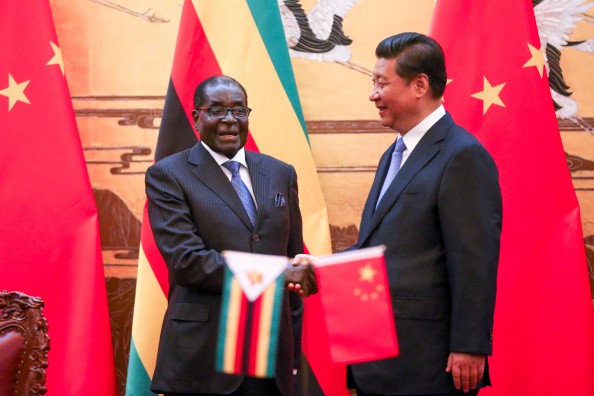 Mugabe and Xi Jinping