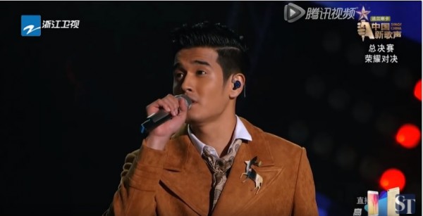 Nathan Hartono expressed "outpouring of gratefulness" for the opportunity he had with 'Sing! China'.