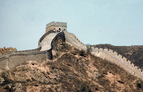 Officials have claimed that a part of Great Wall collapsed in Guangwu due to strong winds. 