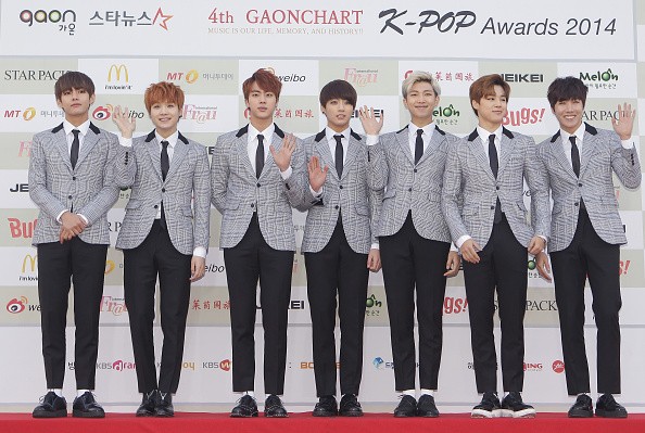 BTS at The 4th Gaon Chart K-POP Awards