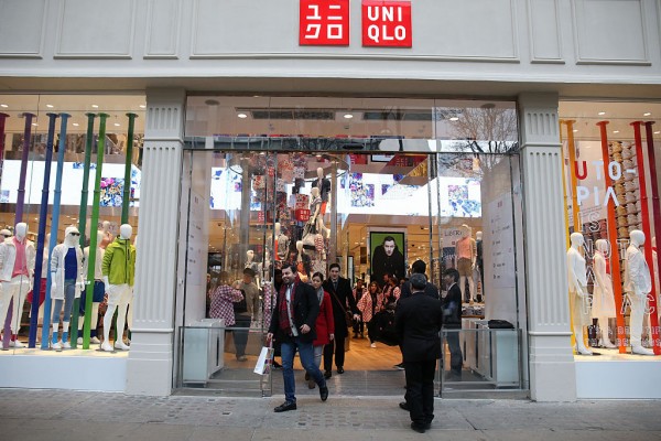  A general view as UNIQLO 311 Oxford Street Store opens to the public on March 18, 2016 in London, England. 
