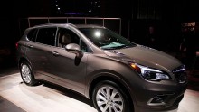 The 2016 Buick Envision crossover SUV is shown at a Buick reveal on the eve of the 2016 North American International Auto Show January 10th, 2016 in Detroit, Michigan.