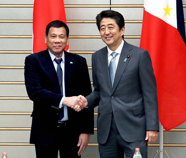 Rodrigo Duterte's Visit to Japan. 
