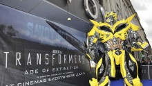  General view of the blue carpet at the Irish Premiere of 'Transformers 4: Age of Extinction' at Savoy Cinema on July 3, 2014 in Dublin, Ireland. 