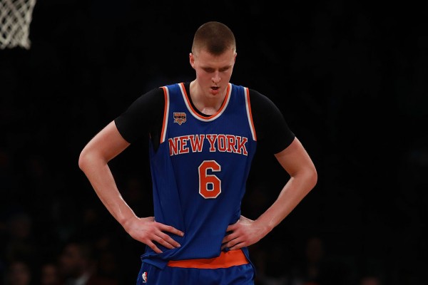 New York Knicks power forward Kristaps Porzingis