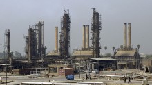  The Adora oil refinery July 11, 2004 in Baghdad, Iraq.